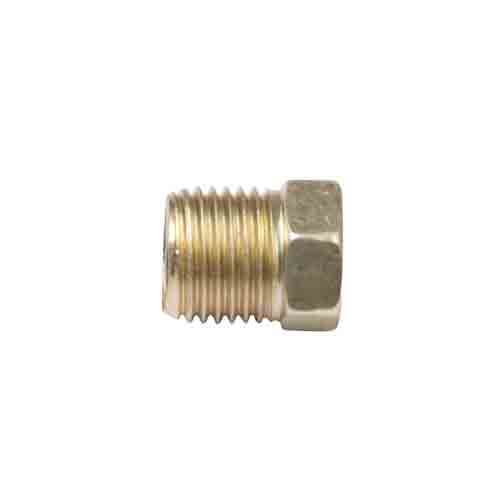 Pkt 5 x 12mm x 1mm 3/16 Pipe Brass male brake pipe nuts