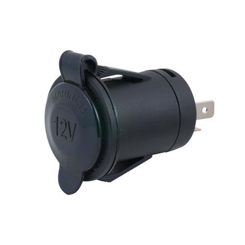 Marinco Deluxe 12V Receptacle Snap-In 
