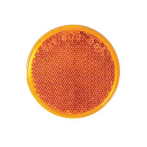 Stick-On Amber DOT Reflectors Buyers Products 5623001 3 in 